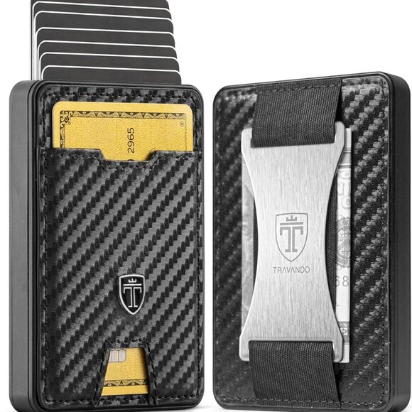 Swype Slim Wallet for Men Metal RFID Blocking Mens Wallet Card Case